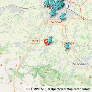 Mappa SP 25, 42020 Albinea RE, Italia (6.70222)