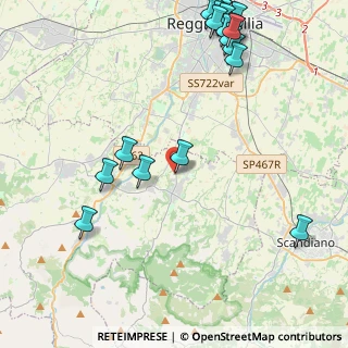 Mappa SP 25, 42020 Albinea RE, Italia (5.9105)