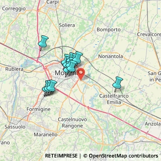 Mappa Via Armando Bussi, 41126 Modena MO, Italia (5.56929)