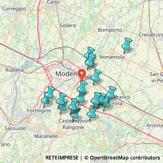 Mappa Via Armando Bussi, 41126 Modena MO, Italia (6.708)