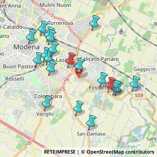 Mappa Via Armando Bussi, 41126 Modena MO, Italia (2.182)