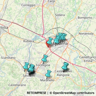 Mappa Via Giovanni Guareschi, 41126 Modena MO, Italia (8.8175)