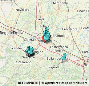 Mappa Via Tolmezzo, 41125 Modena MO, Italia (10.25063)