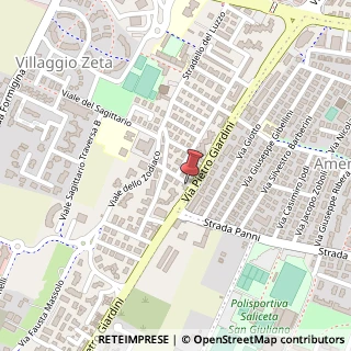 Mappa Via Costanzo Varoli, 7, 41126 Modena, Modena (Emilia Romagna)