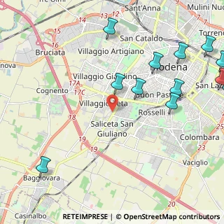Mappa Strada Comunale Luzzo, 41126 Modena MO, Italia (2.95167)
