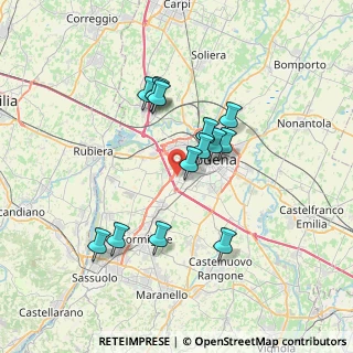 Mappa Stradello Piradello, 41126 Modena MO, Italia (6.24071)