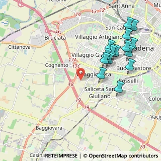 Mappa Stradello Piradello, 41126 Modena MO, Italia (2.32333)