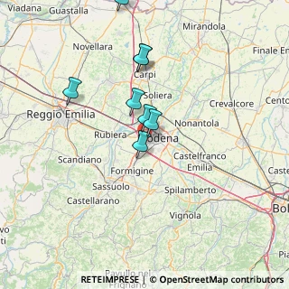 Mappa Stradello Piradello, 41126 Modena MO, Italia (21.95667)