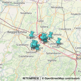 Mappa Stradello Piradello, 41126 Modena MO, Italia (7.7425)