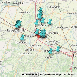 Mappa Stradello Piradello, 41126 Modena MO, Italia (13.5045)