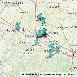 Mappa Stradello Piradello, 41126 Modena MO, Italia (10.725)
