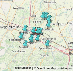 Mappa Via Asiago, 41125 Modena MO, Italia (10.20267)