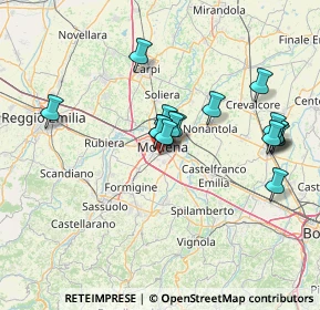 Mappa Via Asiago, 41125 Modena MO, Italia (13.35)