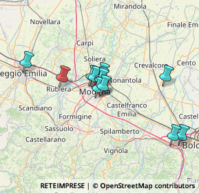 Mappa Via Vignolese, 41125 Modena MO, Italia (11.1575)