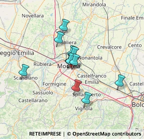 Mappa Via Vignolese, 41125 Modena MO, Italia (10.21636)