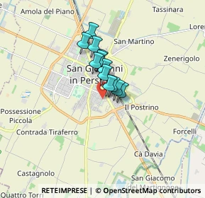 Mappa Via Massarenti, 40017 San Giovanni In Persiceto BO, Italia (0.95333)