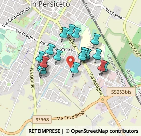 Mappa Via Massarenti, 40017 San Giovanni In Persiceto BO, Italia (0.326)