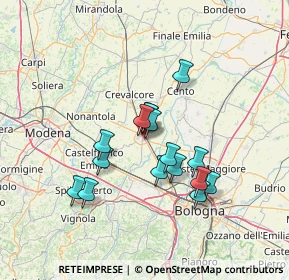 Mappa Via Massarenti, 40017 San Giovanni In Persiceto BO, Italia (11.34875)