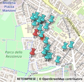 Mappa Via Portofino, 41125 Modena MO, Italia (0.18636)