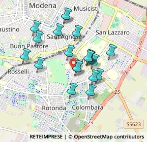 Mappa Via Portofino, 41125 Modena MO, Italia (0.772)