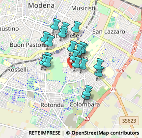 Mappa Via Portofino, 41125 Modena MO, Italia (0.661)