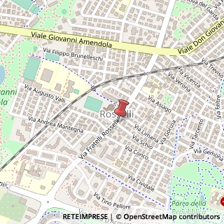 Mappa Via Fratelli Rosselli, 197, 41125 Modena, Modena (Emilia Romagna)