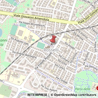 Mappa Via Fratelli Rosselli, 150, 42100 Modena, Modena (Emilia Romagna)
