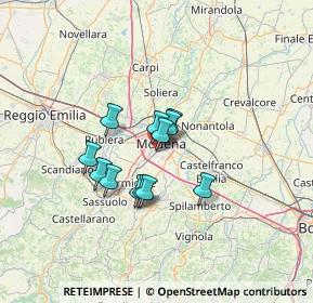 Mappa Via Antonio Simonazzi, 41125 Modena MO, Italia (9.31417)