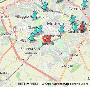 Mappa Via Antonio Simonazzi, 41125 Modena MO, Italia (2.72235)