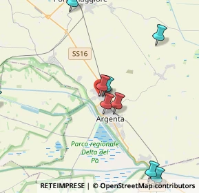 Mappa Via Besana Carlo, 44011 Argenta FE, Italia (5.43333)