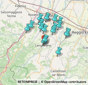 Mappa Via Don Luigi Sturzo, 43013 Langhirano PR, Italia (10.974)