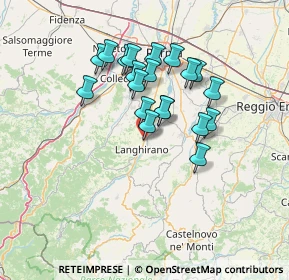 Mappa Via Don Luigi Sturzo, 43013 Langhirano PR, Italia (11.615)