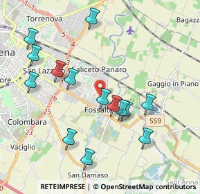 Mappa Via Maestri del Lavoro, 41122 Modena MO, Italia (2.07071)