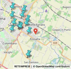 Mappa Via Maestri del Lavoro, 41122 Modena MO, Italia (2.33286)