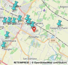 Mappa Via Maestri del Lavoro, 41122 Modena MO, Italia (2.67917)