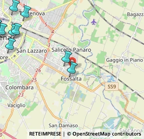 Mappa Via Maestri del Lavoro, 41122 Modena MO, Italia (3.56167)