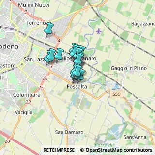 Mappa Via Maestri del Lavoro, 41122 Modena MO, Italia (0.91)