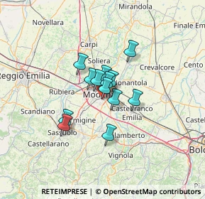 Mappa Via Spotorno, 41125 Modena MO, Italia (7.89)