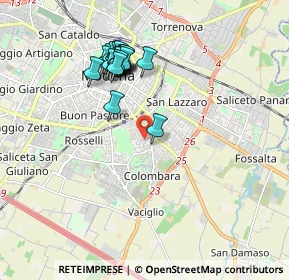 Mappa Via Spotorno, 41125 Modena MO, Italia (1.7965)