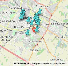 Mappa Via Spotorno, 41125 Modena MO, Italia (1.472)