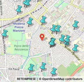 Mappa Via Spotorno, 41125 Modena MO, Italia (0.6065)