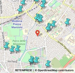 Mappa Via Spotorno, 41125 Modena MO, Italia (0.6705)