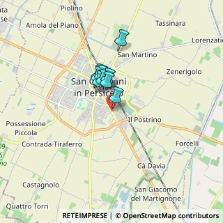 Mappa Via G. Rodari, 40017 San Giovanni in Persiceto BO, Italia (1.02818)