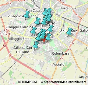 Mappa Via Spinelli, 41125 Modena MO, Italia (1.31824)