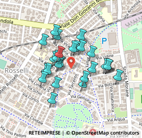 Mappa Via Spinelli, 41125 Modena MO, Italia (0.16538)