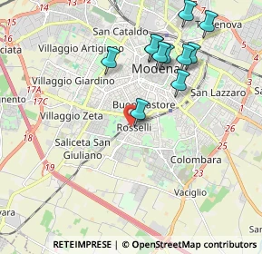 Mappa Via dei Manzini, 41125 Modena MO, Italia (2.04091)