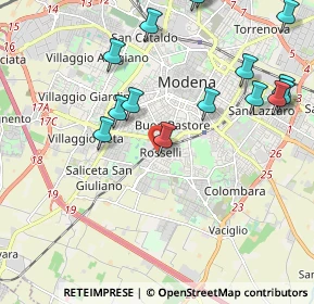Mappa Via dei Manzini, 41125 Modena MO, Italia (2.67529)