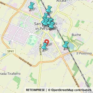 Mappa Via Laura Bassi, 40017 San Giovanni In Persiceto BO, Italia (0.97)