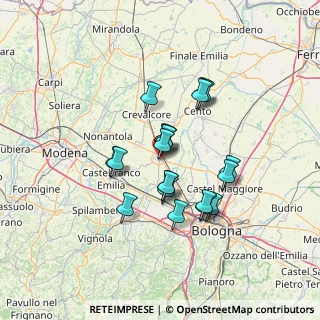 Mappa Via Laura Bassi, 40017 San Giovanni In Persiceto BO, Italia (10.844)