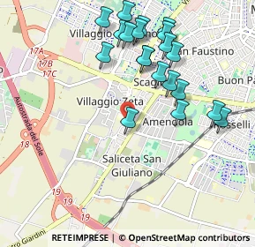 Mappa Via Costanzo Varoli, 41125 Modena MO, Italia (1.034)